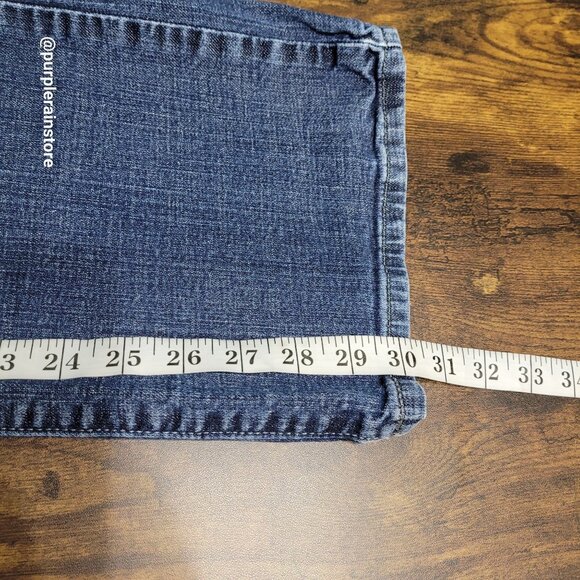 Levi's Jeans 16 Perfectly Slimming 512 Boot Button Flap Tummy Control Western - Picture 11 of 14